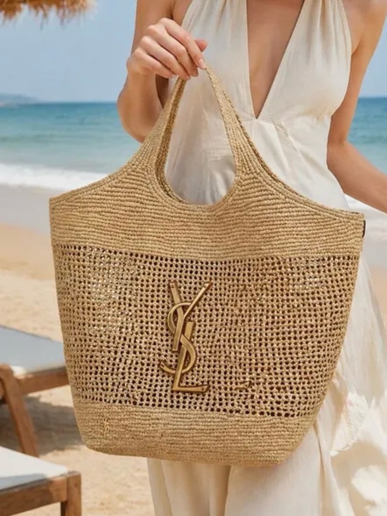 Handbags - Crochet Tote bag with Matching Pouch
